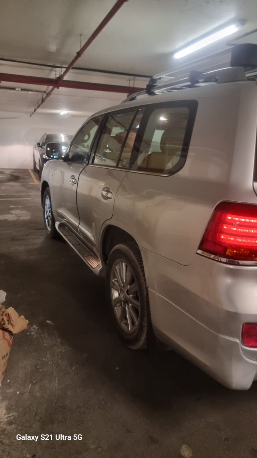 Silver Lexus LX 570 Platinum 2011